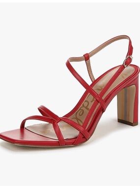 Brand new Sam Edelman Red Strappy Block Heel Sandal - Women Sz6